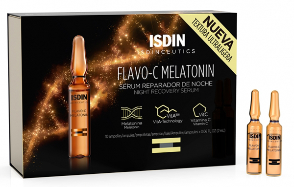 ISDINCEUTICS FLAVO C MELATONIN 10 FIALE - farmasconti.eu