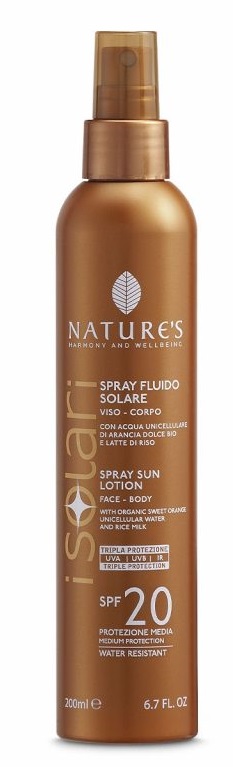 NATURE'S I SOLARI SPRAY FLUIDO SPF20 200 ML - farmasconti.eu
