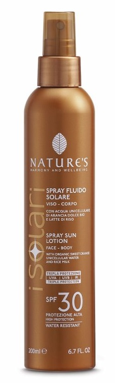 NATURE'S I SOLARI SPRAY FLUIDO SPF30 200 ML - farmasconti.eu