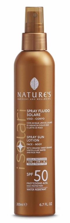 NATURE'S I SOLARI SPRAY FLUIDO SPF50 200 ML - farmasconti.eu