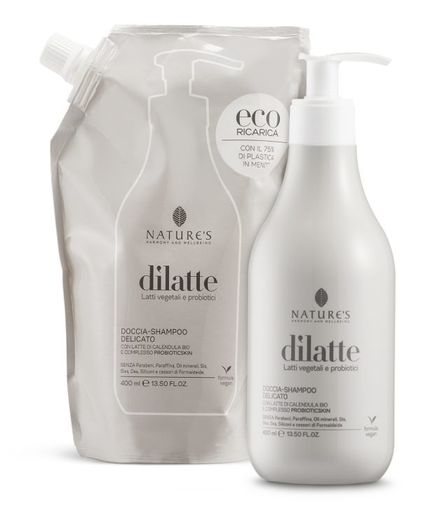 NATURE'S DILATTE DOCCIASHAMPOO RICARICA 400 ML - farmasconti.eu
