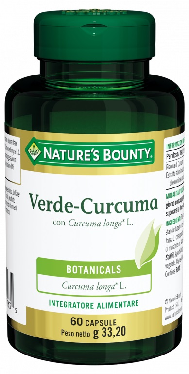 VERDE CURCUMA 60 CAPSULE 33,2 G - farmasconti.eu