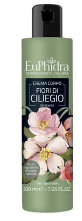 EUPHIDRA CREMA CORPO IDRATANTE CILIEGIO IN FLACONE CON ETICHETTA - farmasconti.eu