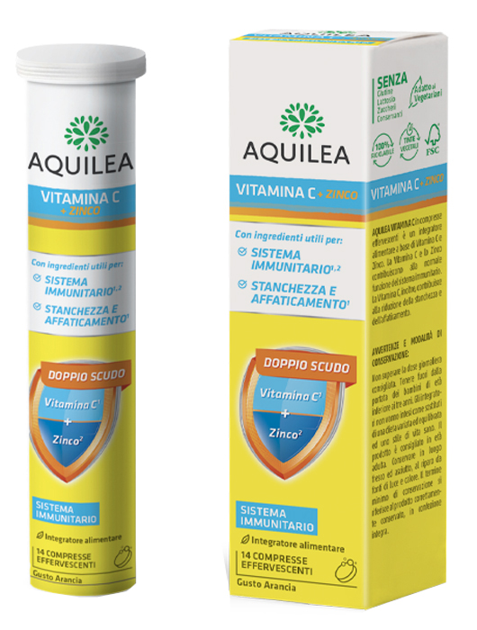 AQUILEA VITAMINA C 14 COMPRESSE EFFERVESCENTI - farmasconti.eu