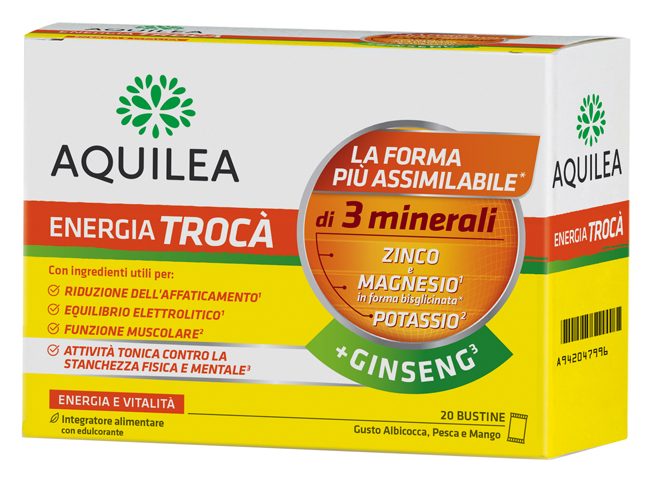 AQUILEA ENERGIA TROCA'+GINSENG 20 BUSTINE - farmasconti.eu