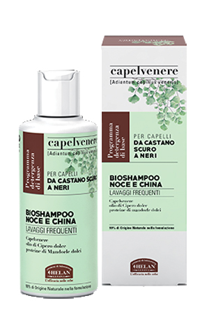 CAPELVENERE BIOSHAMPOO NOCE E CHINA 200 ML - farmasconti.eu