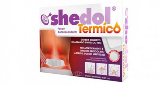 FASCIA AUTORISCALDANTE SHEDOL TERMICO 6 PEZZI - farmasconti.eu