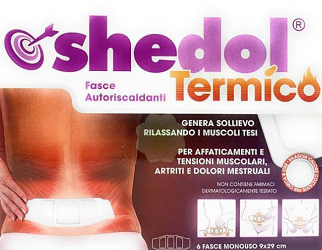 CEROTTO AUTORISCALDANTE SHEDOL TERMICO 6 PEZZI - farmasconti.eu