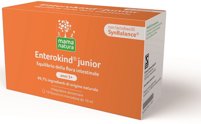 MAMA NATURA ENTEROKIND JUNIOR 10 FLACONCINI 10 ML - farmasconti.eu