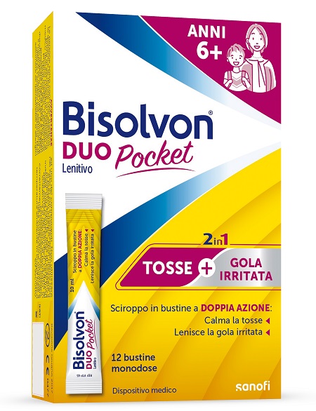 BISOLVON DUO POCKET LENITIVO NEW 12 BUSTINE - farmasconti.eu