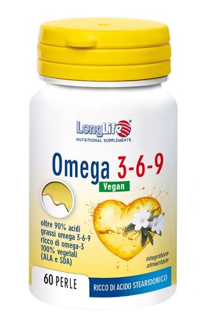LONGLIFE OMEGA 3-6-9 VEGAN 750 MG 60 PERLE VEGETALI - farmasconti.eu