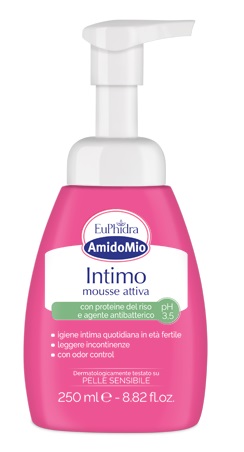 EUPHIDRA AMIDOMIO INTIMO MOUSSE ATTIVA PH 3,5 250 ML - farmasconti.eu