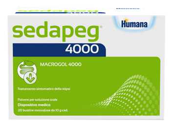 SEDAPEG 4000 20 BUSTINE MONODOSE X 10G HUMANA - farmasconti.eu
