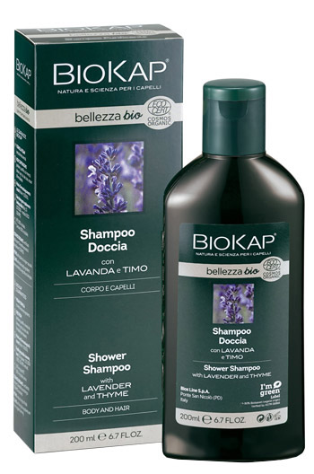 BIOKAP BELLEZZA BIO SHAMPOO DOCCIA COSMOS ECOCERT 200 ML BIOSLINE - farmasconti.eu