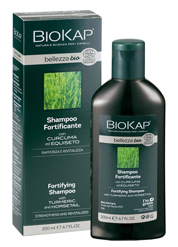 BIOKAP BELLEZZA BIO SHAMPOO FORTIFICANTE COSMOS ECOCERT 200 ML BIOSLINE - farmasconti.eu
