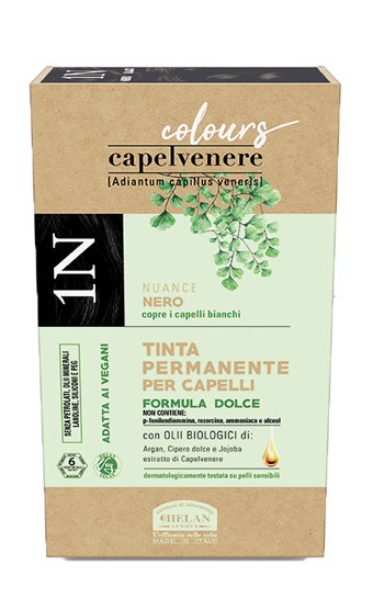 CAPELVENERE COLOURS TINTA CAPELLI 1N NERO - farmasconti.eu