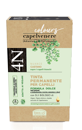 CAPELVENERE COLOURS TINTA CAPELLI 4N CASTANO - farmasconti.eu