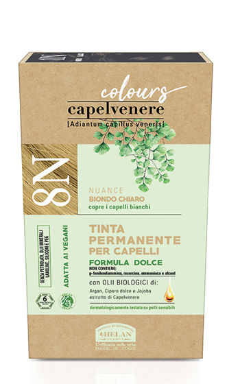 CAPELVENERE COLOURS TINTA CAPELLI 8N BIONDO CHIARO - farmasconti.eu