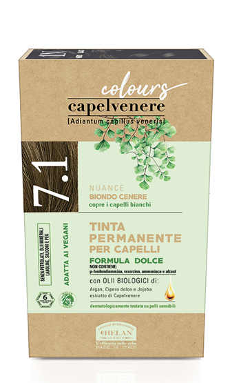 CAPELVENERE COLOURS TINTA CAPELLI 7,1N BIONDO CENERE - farmasconti.eu