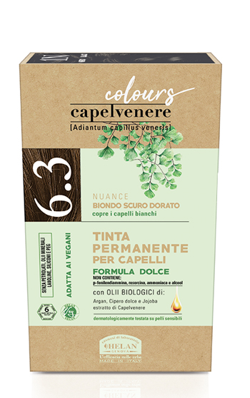 CAPELVENERE COLOURS TINTA CAPELLI 6,3N BIONDO SCURO DORATO - farmasconti.eu