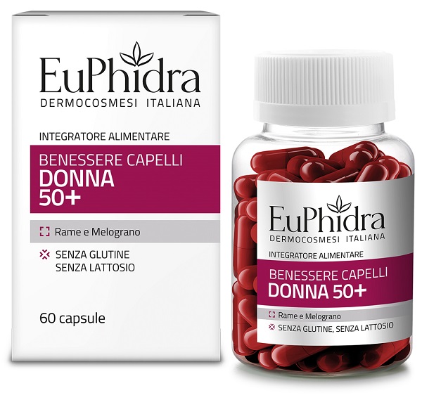 EUPHIDRA CAPELLI DONNA 50+ 60 CAPSULE - farmasconti.eu