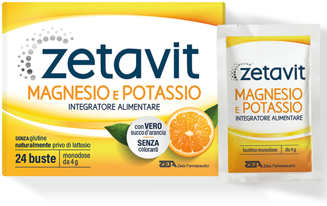 ZETAVIT MAGNESIO POTASSIO 24 BUSTINE DA 4 G - farmasconti.eu