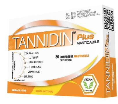 TANNIDIN PLUS 30 COMPRESSE MASTICABILI - farmasconti.eu