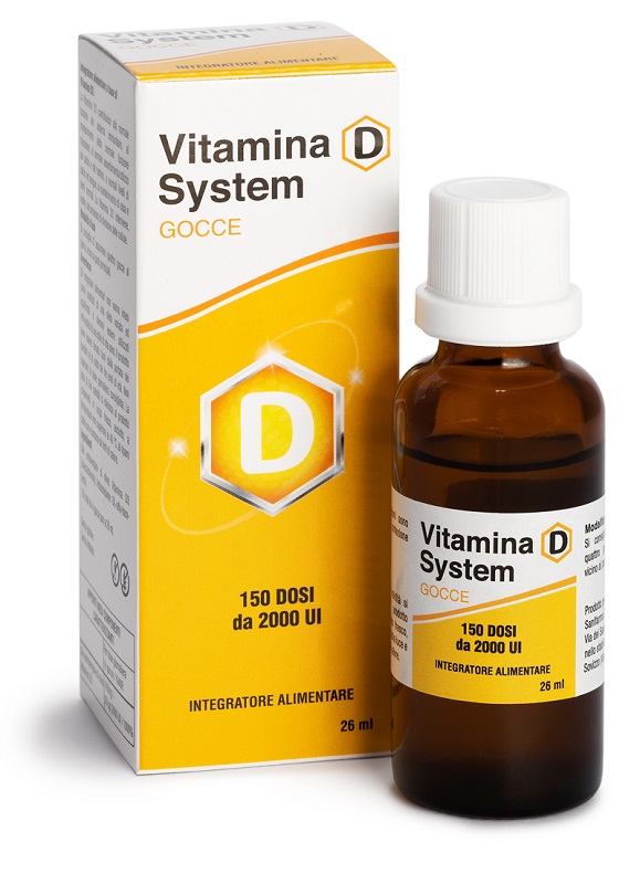 VITAMINA D SYSTEM GOCCE 150 DOSI DA 2000 UI 26 ML - farmasconti.eu