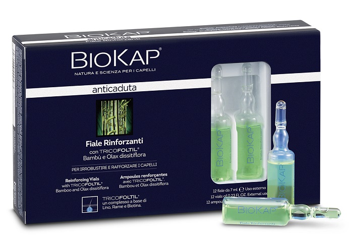 BIOKAP FIALE RINFORZANTI ANTICADUTA CON TRICOLTIL 12 PEZZI DA 7 ML NEW - farmasconti.eu