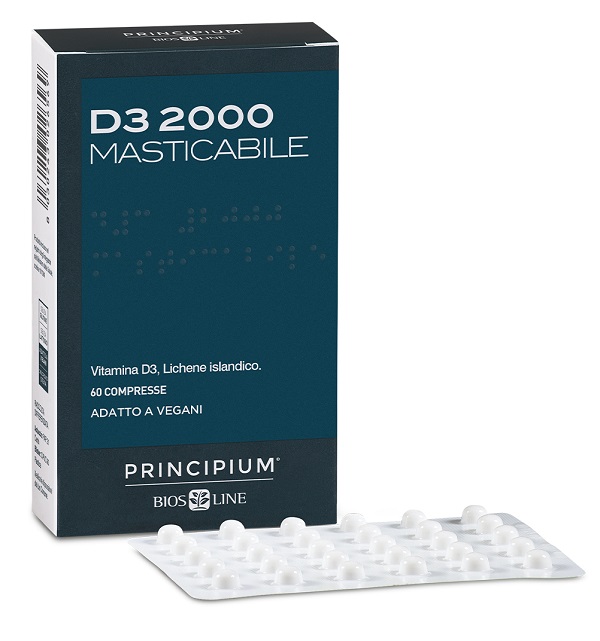 PRINCIPIUM D3 2000 MASTICABILE 60 COMPRESSE - farmasconti.eu