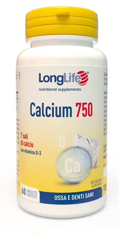 LONGLIFE CALCIUM 750 MG 60 TAVOLETTE - farmasconti.eu
