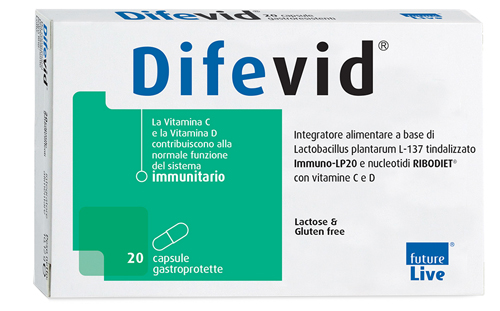 DIFEVID 20 CAPSULE GASTROPROTETTE - farmasconti.eu