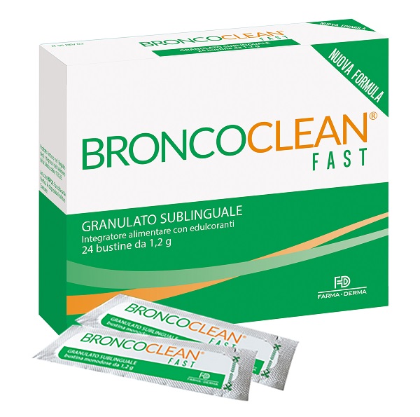 BRONCOCLEAN FAST GRANULATO SUBLINGUALE 24 BUSTINE - farmasconti.eu