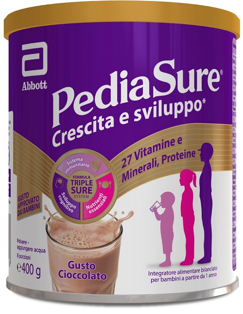 PEDIASURE CRESCITA&SVILUPPO CIOCCOLATO 400 G - farmasconti.eu