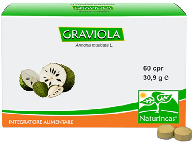 GRAVIOLA NATURINCAS 60 COMPRESSE - farmasconti.eu