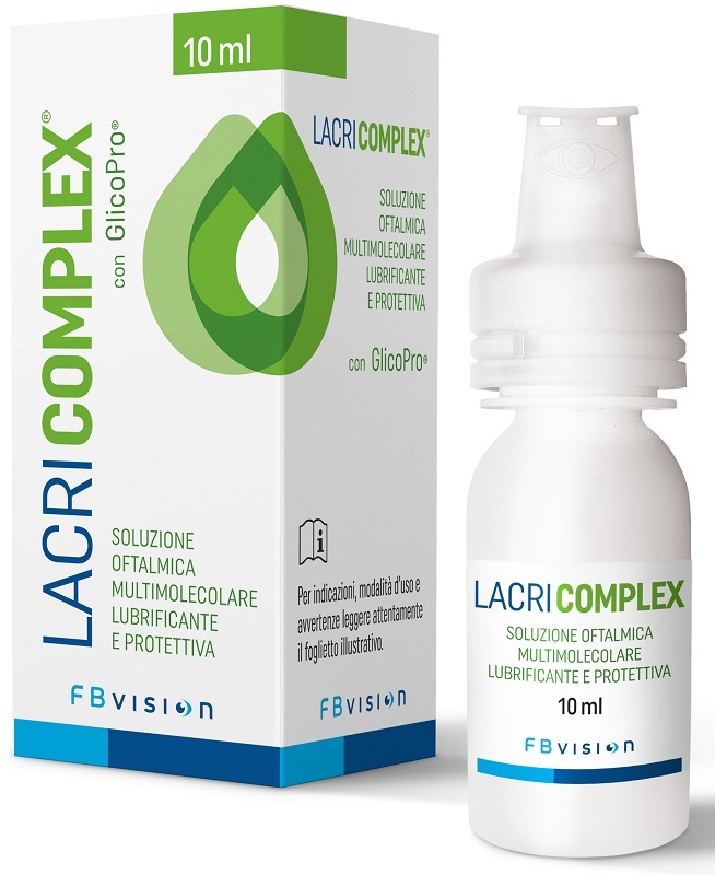 LACRICOMPLEX SOLUZIONE OFTALMICA MULTIMOLECOLARE LUBRIFICANTE PROTETTIVA 10 ML - farmasconti.eu