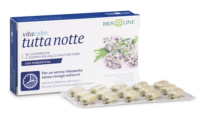 VITACALM TUTTA NOTTE CON MELATONINA 60 COMPRESSE - farmasconti.eu