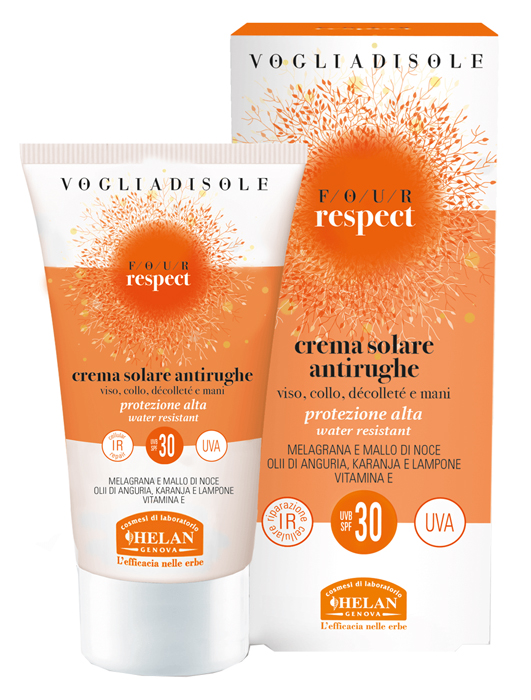 VOGLIA DI SOLE RESPECT CREMA SOLARE ANTIRUGHE SPF30 50 ML - farmasconti.eu