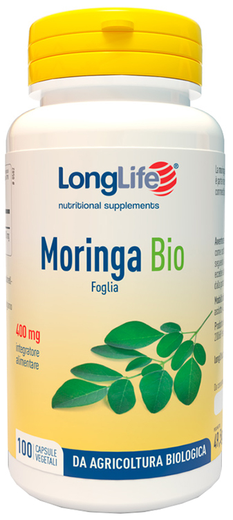 LONGLIFE MORINGA BIO 100 CAPSULE VEGETALI - farmasconti.eu