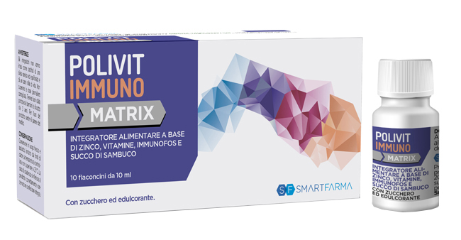POLIVIT IMMUNO MATRIX 10 FLACONCINI DA 10 ML - farmasconti.eu