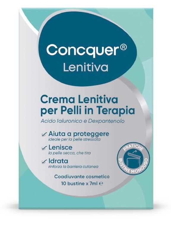 CONCQUER CREMA LENITIVA 10 BUSTINE DA 7 ML - farmasconti.eu