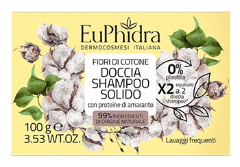EUPHIDRA DOCCIA SHAMPOO SOLIDO FIORI DI COTONE 100 G - farmasconti.eu