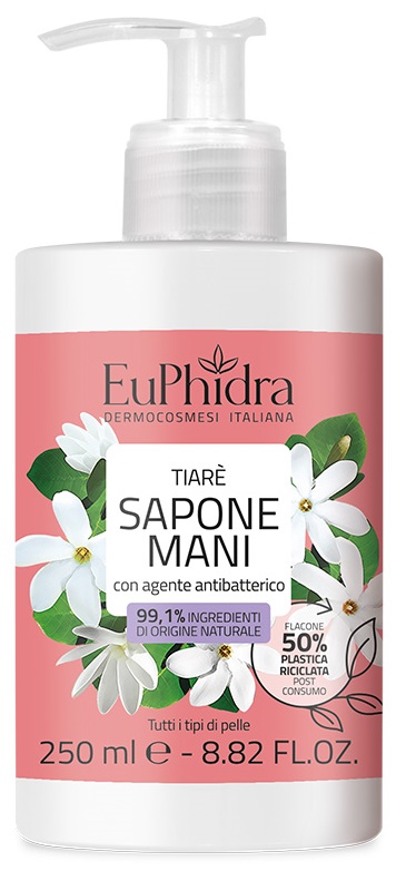 EUPHIDRA SAPONE LIQUIDO TIARE' 250 ML - farmasconti.eu