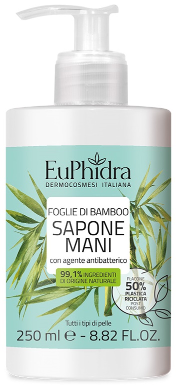 EUPHIDRA SAPONE LIQUIDO FOGLIE DI BAMBOO 250 ML - farmasconti.eu
