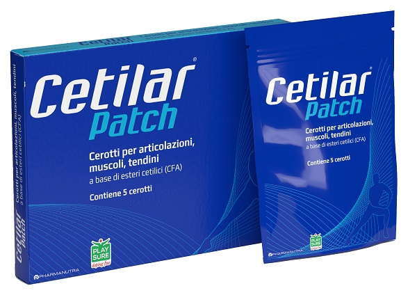 CEROTTO MONOUSO CETILAR PATCH PER ARTICOLAZIONI MUSCOLI E TENDINI 5 PEZZI - farmasconti.eu