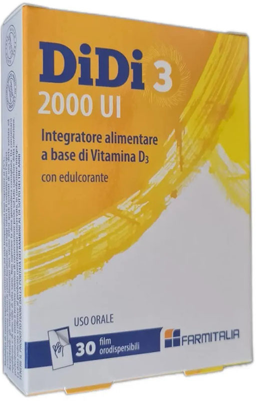 DIDI3 2000 UI 30 FILM ORODISPERSIBILI - farmasconti.eu