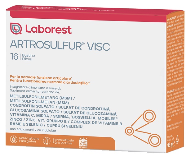 ARTROSULFUR VISC 16 BUSTINE DA 6 G - farmasconti.eu