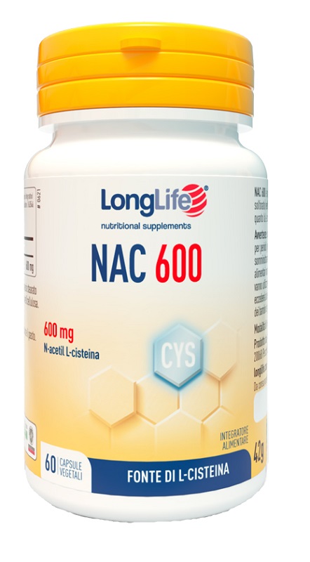 LONGLIFE NAC 600MG 60 CAPSULE - farmasconti.eu