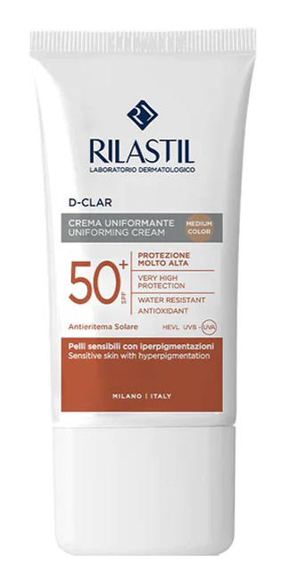 RILASTIL SUN SYSTEM D-CLAR MEDIUM SPF50+ 40 ML - farmasconti.eu