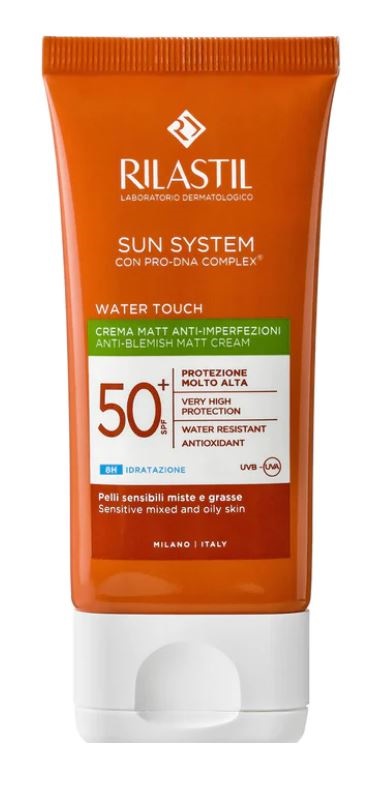 RILASTIL SUN SYSTEM WATER TOUCH MAT CREMA SPF50+ 50 ML - farmasconti.eu